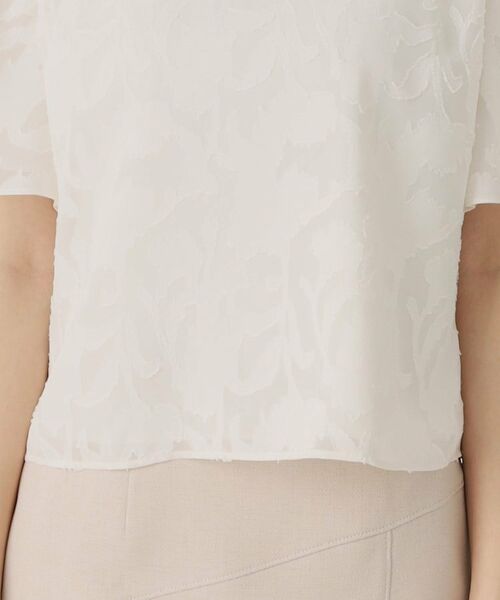 COUP DE CHANCE / クードシャンス シャツ・ブラウス | 【洗える/日本製】シフォンカットジャカードのブラウス | 詳細14