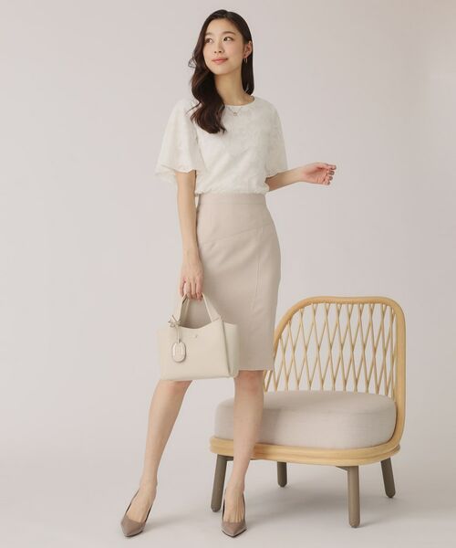 COUP DE CHANCE / クードシャンス シャツ・ブラウス | 【洗える/日本製】シフォンカットジャカードのブラウス | 詳細3