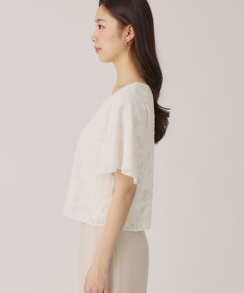 COUP DE CHANCE / クードシャンス シャツ・ブラウス | 【洗える/日本製】シフォンカットジャカードのブラウス | 詳細9