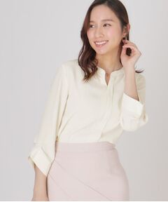 COUP DE CHANCE / クードシャンス シャツ・ブラウス | 【イージーケア／日本製】スキッパーデザインブラウス