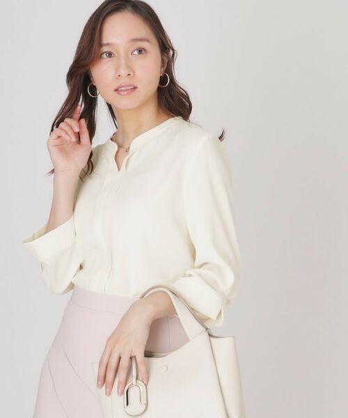 COUP DE CHANCE / クードシャンス シャツ・ブラウス | 【イージーケア/日本製】スキッパーデザインブラウス | 詳細1