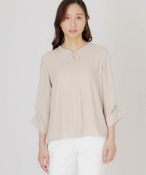 COUP DE CHANCE / クードシャンス シャツ・ブラウス | 【イージーケア/日本製】スキッパーデザインブラウス | 詳細13