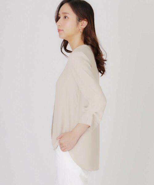COUP DE CHANCE / クードシャンス シャツ・ブラウス | 【イージーケア/日本製】スキッパーデザインブラウス | 詳細14