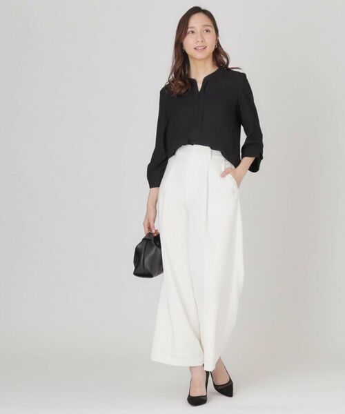 COUP DE CHANCE / クードシャンス シャツ・ブラウス | 【イージーケア/日本製】スキッパーデザインブラウス | 詳細6