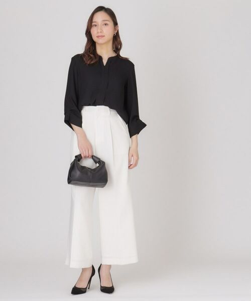 COUP DE CHANCE / クードシャンス シャツ・ブラウス | 【イージーケア/日本製】スキッパーデザインブラウス | 詳細7