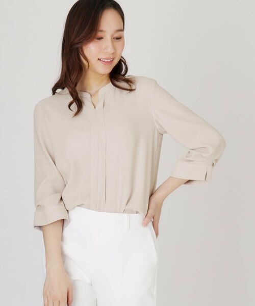 COUP DE CHANCE / クードシャンス シャツ・ブラウス | 【イージーケア/日本製】スキッパーデザインブラウス | 詳細9