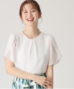 COUP DE CHANCE / クードシャンス シャツ・ブラウス | 【洗える／日本製】チューリップ袖ブラウス