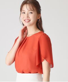 COUP DE CHANCE / クードシャンス シャツ・ブラウス | 【洗える／日本製】チューリップ袖ブラウス