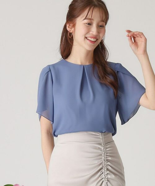 COUP DE CHANCE / クードシャンス シャツ・ブラウス | 【洗える／日本製】チューリップ袖ブラウス | 詳細14