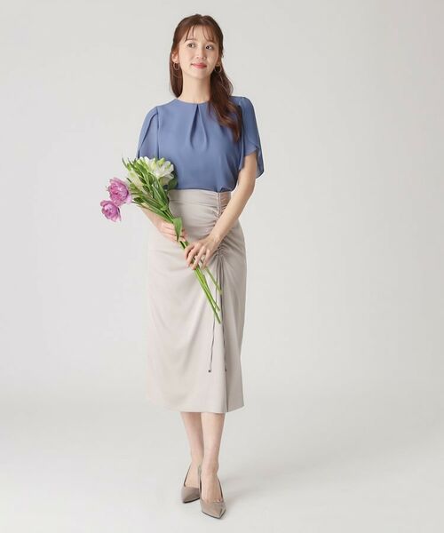 COUP DE CHANCE / クードシャンス シャツ・ブラウス | 【洗える／日本製】チューリップ袖ブラウス | 詳細15