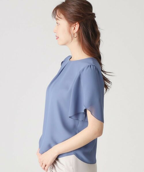 COUP DE CHANCE / クードシャンス シャツ・ブラウス | 【洗える／日本製】チューリップ袖ブラウス | 詳細18