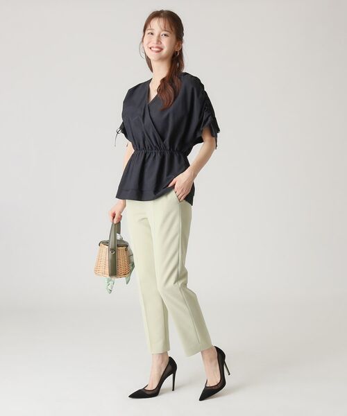 COUP DE CHANCE / クードシャンス シャツ・ブラウス | 【洗える/日本製】カシュクールタイプのギャザーブラウス | 詳細10