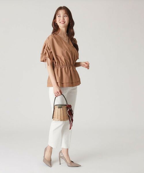 COUP DE CHANCE / クードシャンス シャツ・ブラウス | 【洗える/日本製】カシュクールタイプのギャザーブラウス | 詳細14