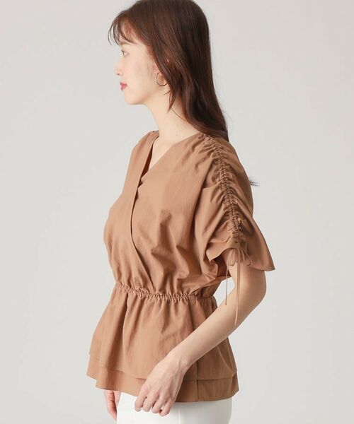 COUP DE CHANCE / クードシャンス シャツ・ブラウス | 【洗える/日本製】カシュクールタイプのギャザーブラウス | 詳細17