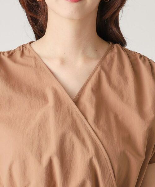 COUP DE CHANCE / クードシャンス シャツ・ブラウス | 【洗える/日本製】カシュクールタイプのギャザーブラウス | 詳細19