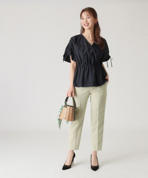 COUP DE CHANCE / クードシャンス シャツ・ブラウス | 【洗える/日本製】カシュクールタイプのギャザーブラウス | 詳細9
