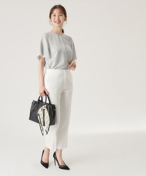 COUP DE CHANCE / クードシャンス シャツ・ブラウス | 【洗える／ストライプ柄】フレア袖ブラウス | 詳細10