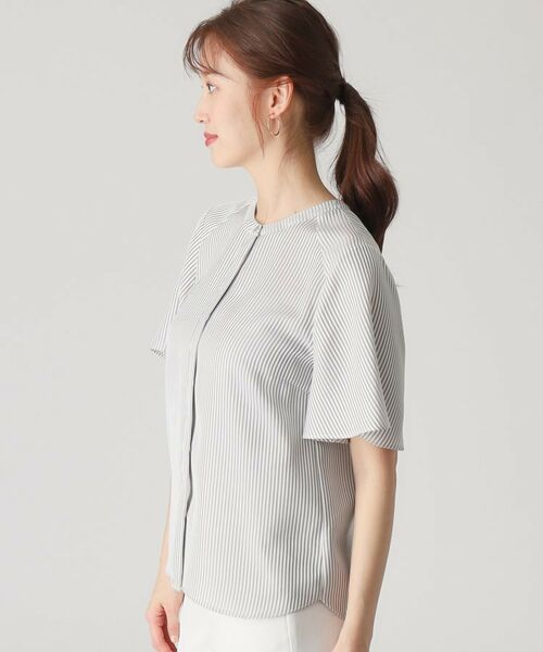 COUP DE CHANCE / クードシャンス シャツ・ブラウス | 【洗える／ストライプ柄】フレア袖ブラウス | 詳細22