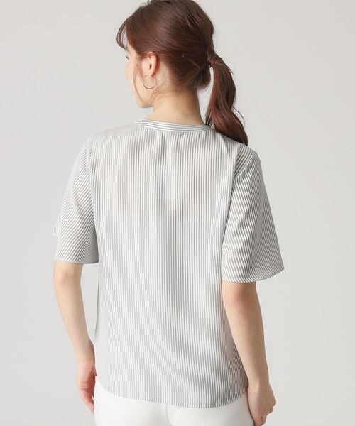 COUP DE CHANCE / クードシャンス シャツ・ブラウス | 【洗える／ストライプ柄】フレア袖ブラウス | 詳細23