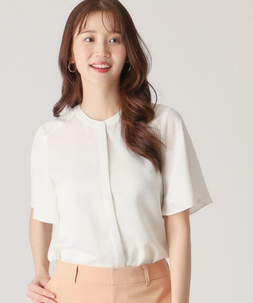 COUP DE CHANCE / クードシャンス シャツ・ブラウス | 【洗える／ストライプ柄】フレア袖ブラウス | 詳細4