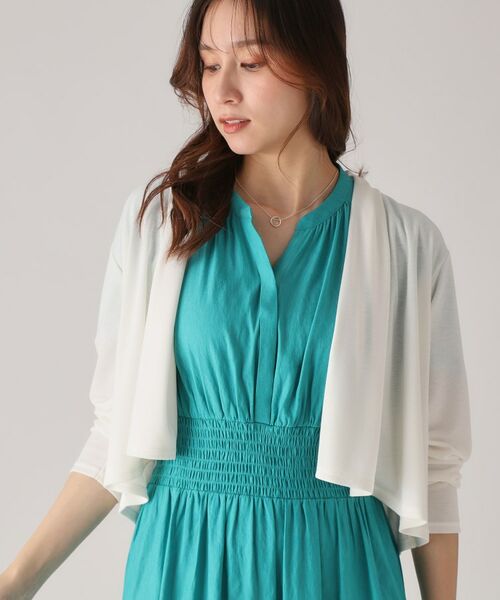 COUP DE CHANCE / クードシャンス カーディガン・ボレロ | 【洗える/日本製】ショート丈カーディガン | 詳細1