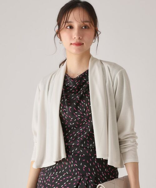 COUP DE CHANCE / クードシャンス カーディガン・ボレロ | 【洗える/日本製】ショート丈カーディガン | 詳細14