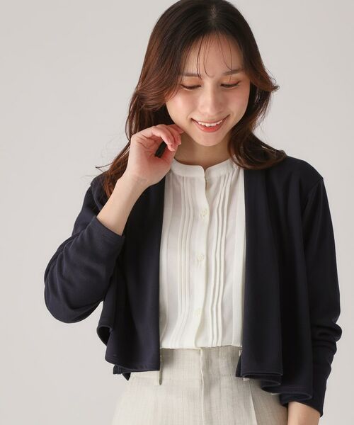 COUP DE CHANCE / クードシャンス カーディガン・ボレロ | 【洗える/日本製】ショート丈カーディガン | 詳細9