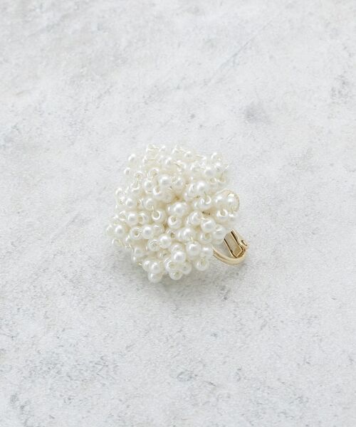 COUP DE CHANCE / クードシャンス ピアス・イヤリング | パール調フラワーイヤリング／華やか | 詳細2