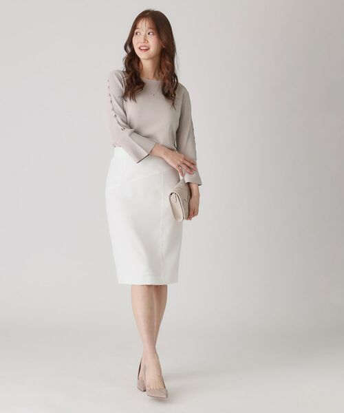 COUP DE CHANCE / クードシャンス ニット・セーター | 【洗える】編上げ風袖デザインのニットトップス | 詳細10