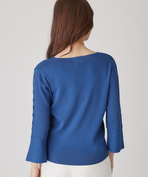 COUP DE CHANCE / クードシャンス ニット・セーター | 【洗える】編上げ風袖デザインのニットトップス | 詳細19