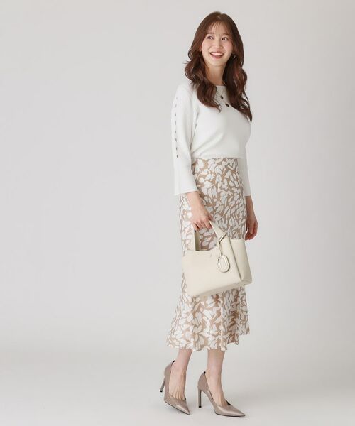 COUP DE CHANCE / クードシャンス ニット・セーター | 【洗える】編上げ風袖デザインのニットトップス | 詳細2