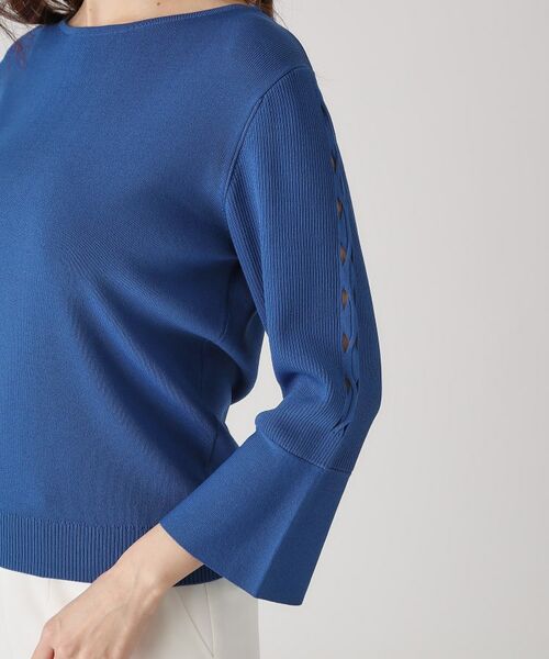 COUP DE CHANCE / クードシャンス ニット・セーター | 【洗える】編上げ風袖デザインのニットトップス | 詳細21