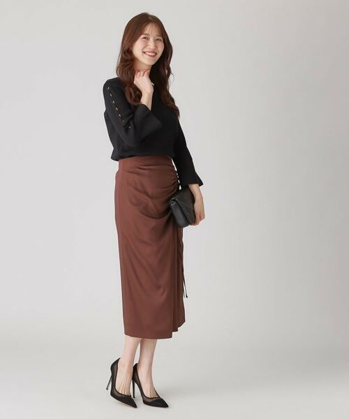 COUP DE CHANCE / クードシャンス ニット・セーター | 【洗える】編上げ風袖デザインのニットトップス | 詳細6