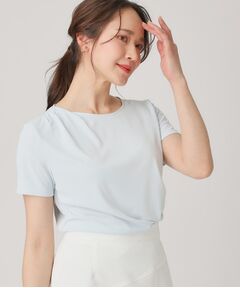 COUP DE CHANCE / クードシャンス シャツ・ブラウス | 【洗える／一枚着】ドレープデャージトップス