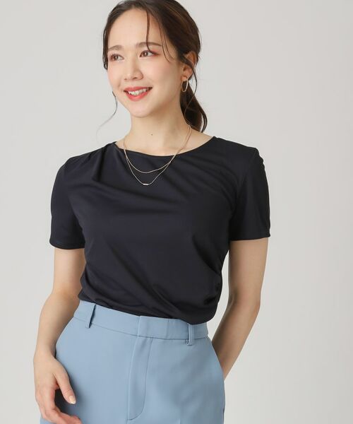 COUP DE CHANCE / クードシャンス シャツ・ブラウス | 【洗える／一枚着】ドレープデャージトップス | 詳細4