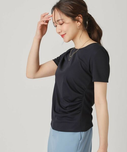 COUP DE CHANCE / クードシャンス シャツ・ブラウス | 【洗える／一枚着】ドレープデャージトップス | 詳細5