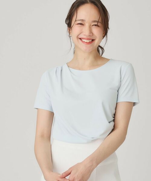 COUP DE CHANCE / クードシャンス シャツ・ブラウス | 【洗える／一枚着】ドレープデャージトップス | 詳細8