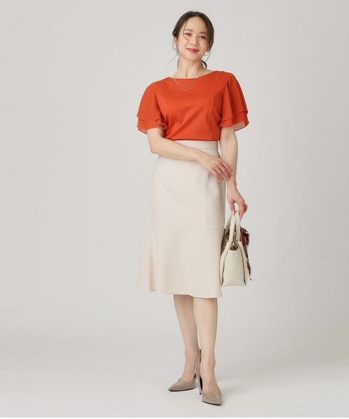 COUP DE CHANCE / クードシャンス カットソー | 【洗える／日本製】異素材組合せのジャージートップス | 詳細18