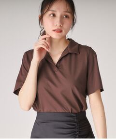 COUP DE CHANCE / クードシャンス カットソー | 【洗える／日本製】スキッパーカットソー