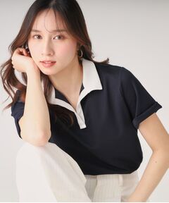 COUP DE CHANCE / クードシャンス カットソー | 【洗える／日本製】スキッパーカットソー