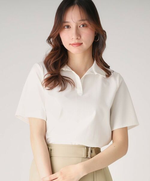 COUP DE CHANCE / クードシャンス カットソー | 【洗える/日本製】スキッパーカットソー | 詳細1