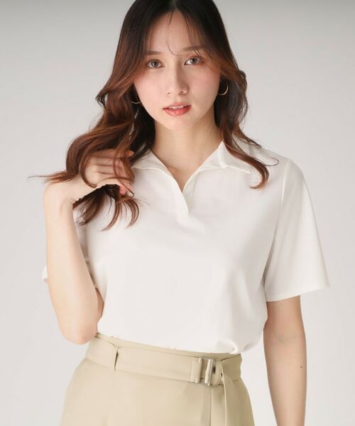 COUP DE CHANCE / クードシャンス カットソー | 【洗える/日本製】スキッパーカットソー | 詳細2