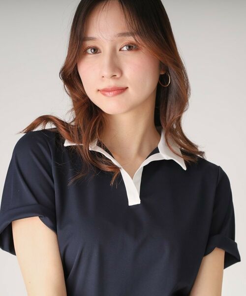 COUP DE CHANCE / クードシャンス カットソー | 【洗える/日本製】スキッパーカットソー | 詳細8