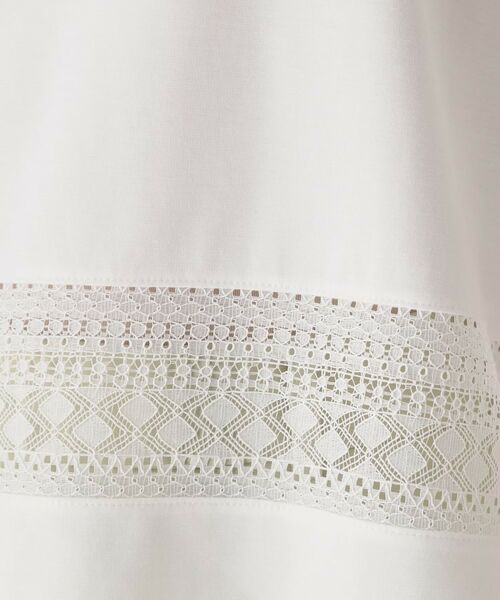 COUP DE CHANCE / クードシャンス カットソー | 【洗える／日本製】レース使いジャージトップス | 詳細4