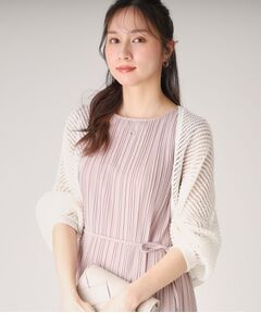 COUP DE CHANCE / クードシャンス カーディガン・ボレロ | 【洗える／日本製】和紙混ショート丈ニットボレロ