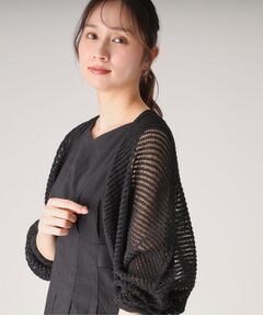 COUP DE CHANCE / クードシャンス カーディガン・ボレロ | 【洗える／日本製】和紙混ショート丈ニットボレロ