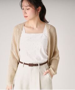 COUP DE CHANCE / クードシャンス カーディガン・ボレロ | 【洗える／日本製】和紙混ショート丈ニットボレロ