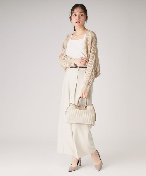 COUP DE CHANCE / クードシャンス カーディガン・ボレロ | 【洗える／日本製】和紙混ショート丈ニットボレロ | 詳細10