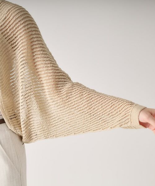 COUP DE CHANCE / クードシャンス カーディガン・ボレロ | 【洗える／日本製】和紙混ショート丈ニットボレロ | 詳細18