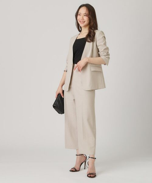 COUP DE CHANCE / クードシャンス ノーカラージャケット | 【洗える/日本製】ノーカラージャケット | 詳細14